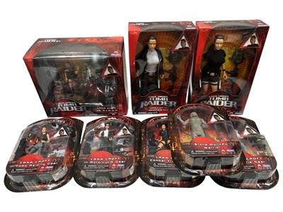 Lot 35 - Lara Croft Tomb Raider action figures, eight...