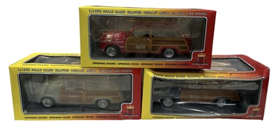 Lot 33 - Motor City Classics, three 1:18 scale diecast...