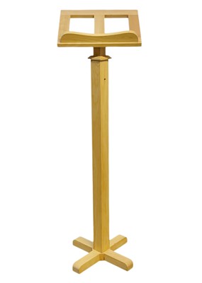 Lot 1169 - A beech adjustable lectern.