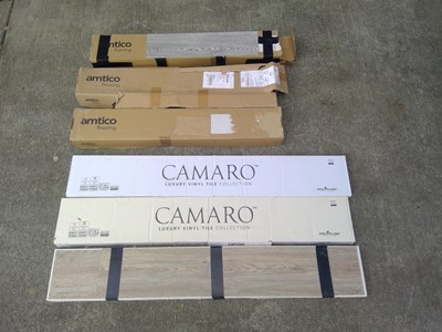 Lot 38 - Six Packs of Vinyl Flooring. Three Boxes of...