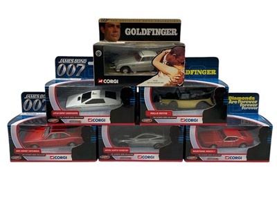 Lot 95 - A boxed collection of six die-cast metal model...