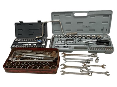 Lot 107 - An Imperial and a Metric Socket set with other...