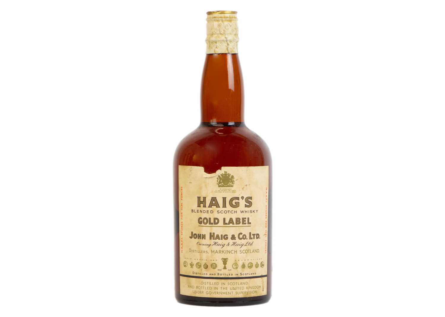 Lot 248 - A bottle of Haig's Gold Label Scotch whisky.