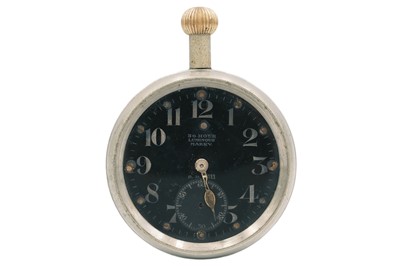 Lot 18 - INVICTA - A WWI Royal Flying Corps 30 hour Non-Luminous Mark V nickel cased lever pocket watch.