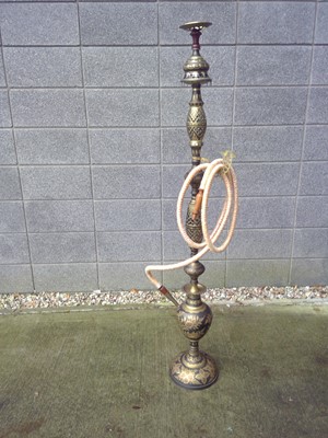 Lot 161 - A Hookah Pipe. The Hookah is 150cm tall.