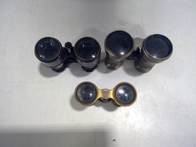 Lot 182 - Opera Glasses and Le Jockey Club Paris Glasses.