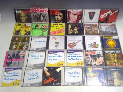 Lot 215 - Vintage and Contemporary Punk Rock CDs. On...