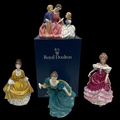 Lot 224 - Royal Doulton Figures including The Bedtime...