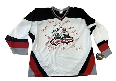 Lot 235 - A signed Canadian Hockey jersey, the Fernie...