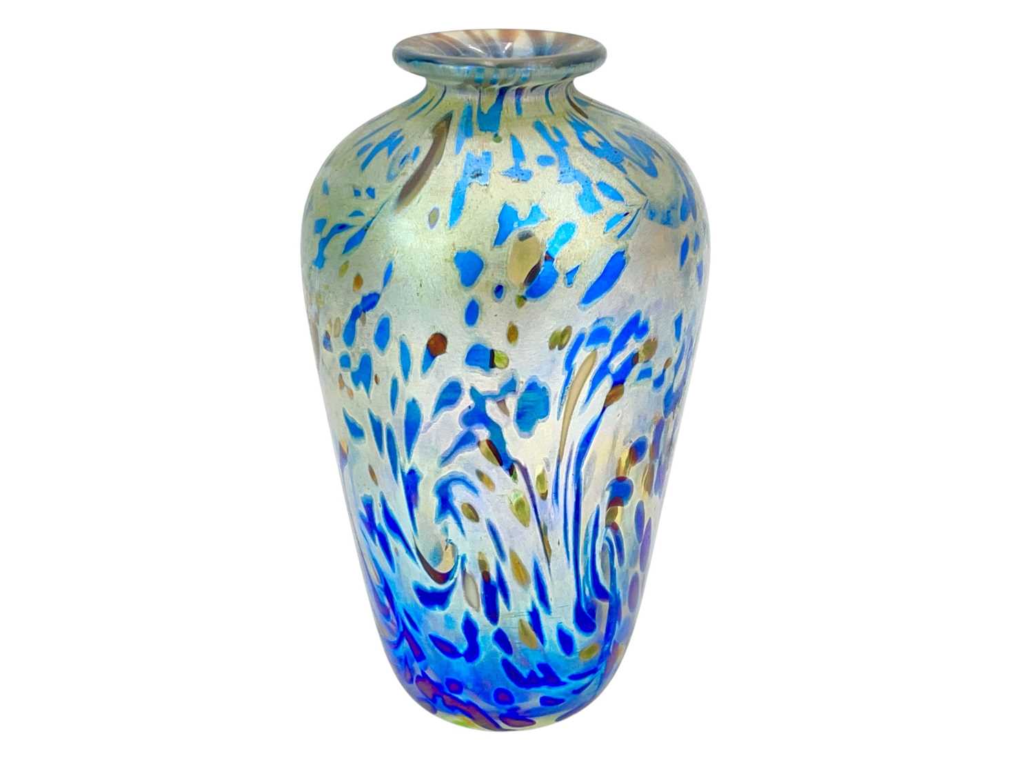Lot 261 - A Norman Stuart Clarke (1946) An art glass vase.