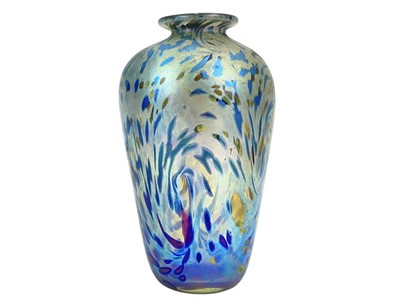 Lot 261 - A Norman Stuart Clarke (1946) An art glass vase.