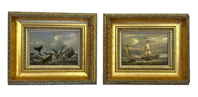 Lot 168 - Two maritime paintings.