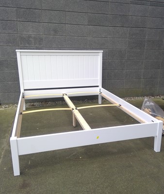 Lot 19 - A John Lewis, Wooden Bedframe. The Frame...