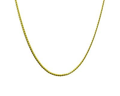 Lot 1189 - An 18ct gold chain