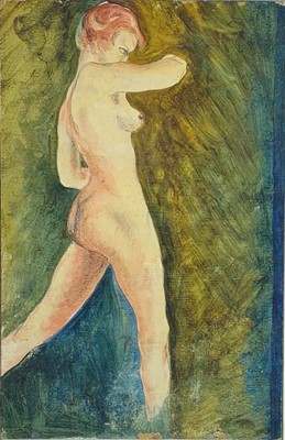Lot 70 - Inez HOYTON (1903-1983) Standing Nude Oil and...