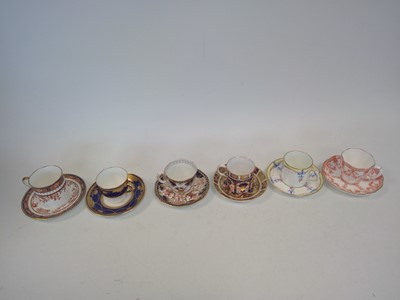 Lot 25 - Four Royal Crown Derby, Coffee Cans and Cups,...