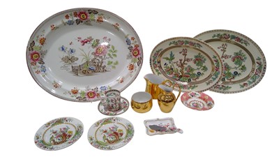 Lot 69 - A Royal Crown Derby 'Derby Posies' butter dish...