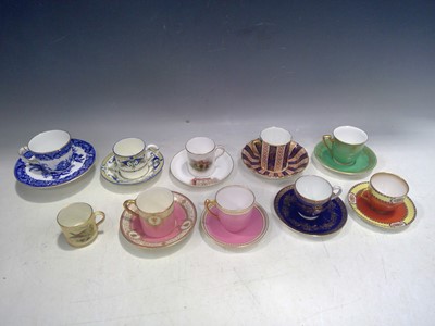 Lot 35 - Royal Worcester, Coffee Cans and Cups.