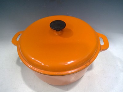 Lot 10 - A Le Creuset Style, Cooking Pot. The Pot is...