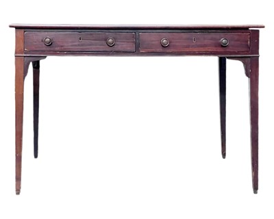 Lot 698 - A mahogany side table.