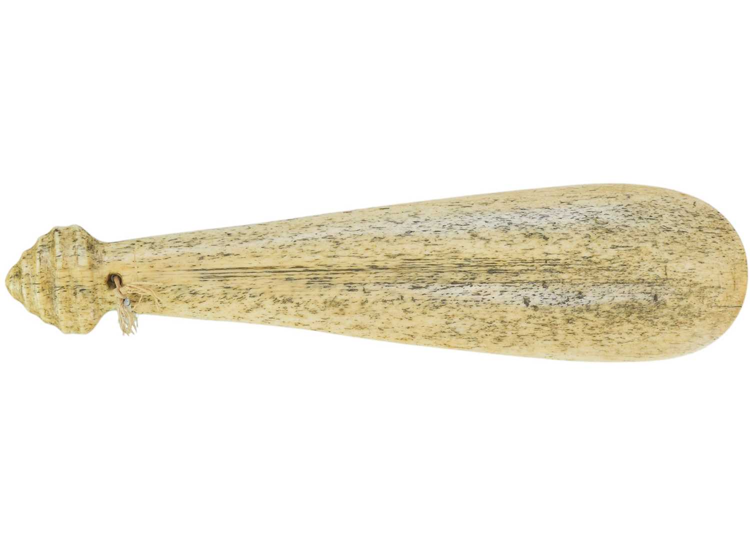 Lot 45 - A Maori bone hand club 'Patu Paraoa'.