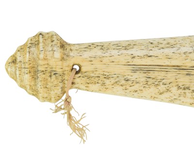 Lot 45 - A Maori bone hand club 'Patu Paraoa'.