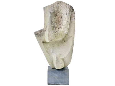 Lot 1230 - Modern British School, Abstract sandstone sculpture.