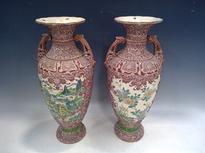 Lot 6 - Two Antique, Chinese Vases. The Vases are 41cm...