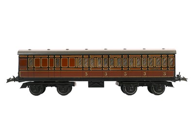 Lot 320 - Hornby 0 Gauge No 2 LMS Suburban Brake/3rd coach