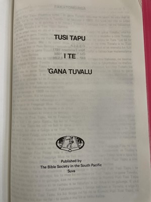 Lot 89 - Kiribatian and Tuvaluan