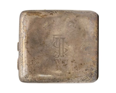 Lot 120 - A silver cigarette case by A & J Zimmermann Ltd.