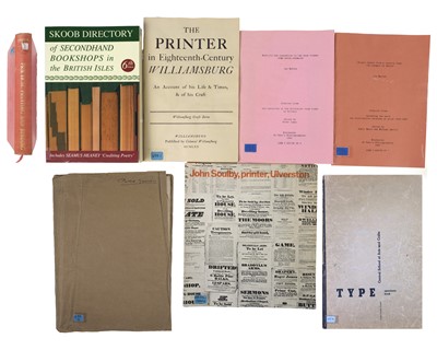 Lot 391 - (Paper Manufacturing, Typography and the Book trade)