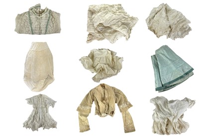 Lot 287 - A collection of antique clothing.