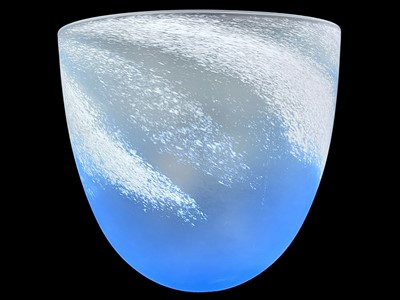Lot 256 - Malcolm Sutcliffe (1954) A studio glass bowl.