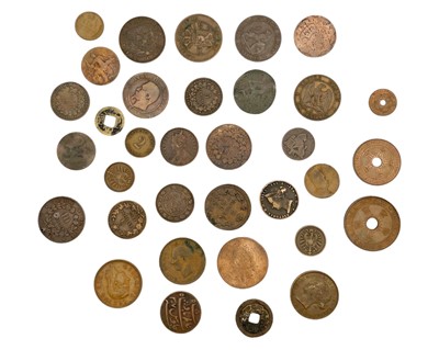 Lot 39 - A collection of GB and World copper coinage.