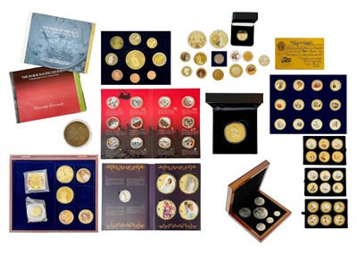 Lot 54 - A collection of Windsor Mint cased medallion sets, other sets and capsule medallions.