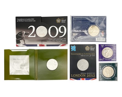 Lot 27 - A collection of GB commemorative £5 proof coins, crowns and packs.