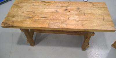 Lot 6 - A Substantial, Reclaimed Timber Table. The...