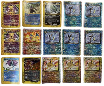 Lot 10 - Pokemon TCG, 27 oversized holographic box...