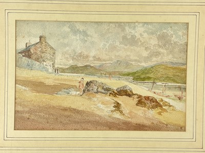 Lot 180 - Victorian scrapbook and watercolours