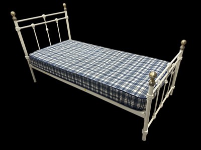 Lot 37 - A Metal, Single Bed Frame and Mattress. The...