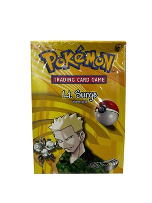 Lot 44 - Pokemon TCG, a sealed 'Lt. Surge' theme deck.