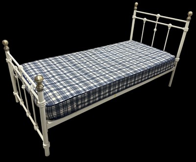 Lot 40 - A Metal, Single Bed Frame and Mattress. The...