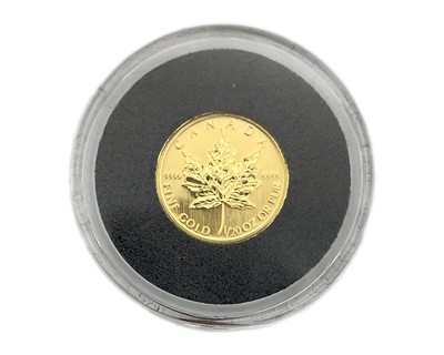 Lot 79 - A Canada, 2006 24ct Gold Maple Leaf One Dollar coin.