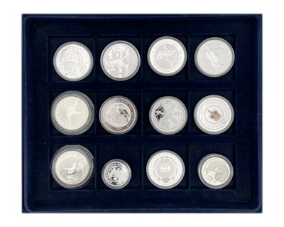 Lot 116 - The Westminster Mint, 'The Official Coins of Australia' set of 12 .999/1000 silver proof coins.