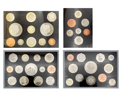 Lot 88 - Four Royal Mint proof coin sets.