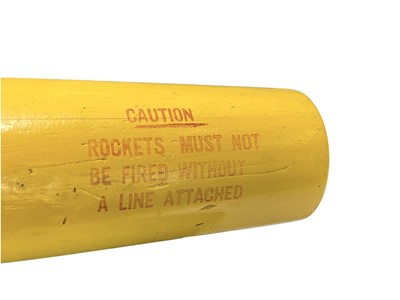 Lot 209 - Four Schermuly line-throwing rockets.