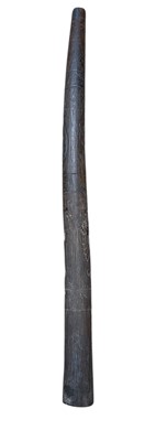 Lot 16 - An Australian carved hardwood didgeridoo.