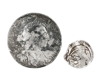 Lot 36 - A Commonwealth hammered silver penny.