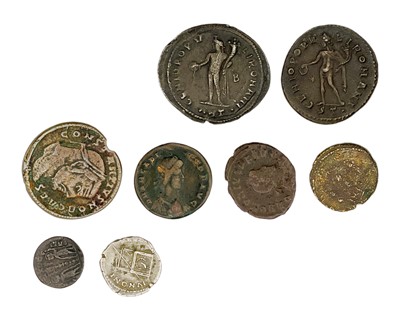 Lot 13 - A selection of eight Roman coins.